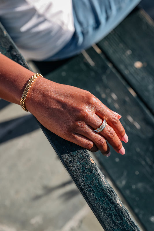 Risk Taker Woven Chain Bracelet