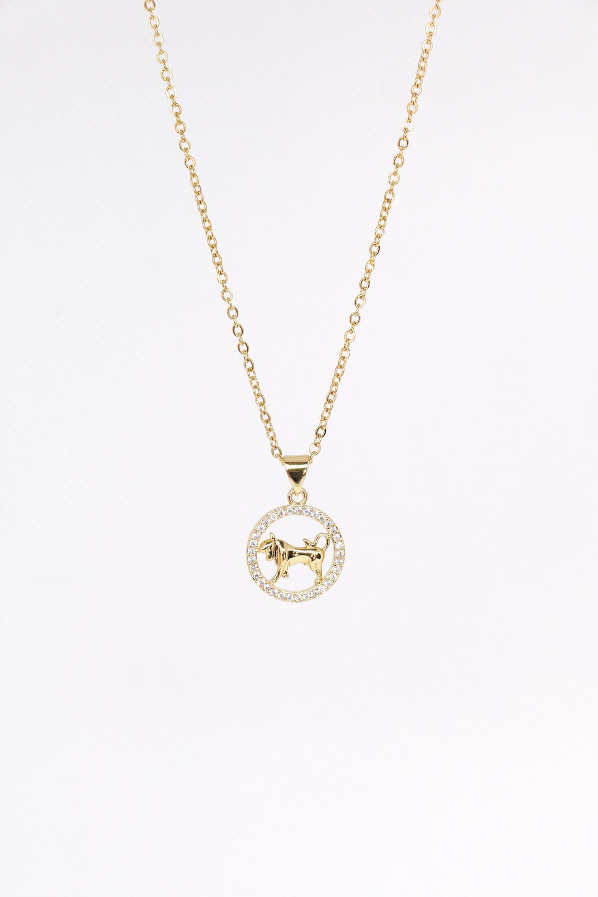 Taurus Zodiac necklace