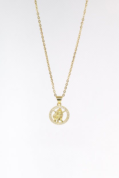 Virgo zodiac necklace